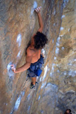 Tim Deijkers sending Jet Lag (29),The Flight Deck, Mt Arapiles, earlier this year the day before his 16th Birthday.