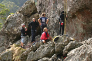 Group at Omega Block