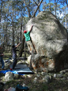 Al on the Cobaw classic Origami arete V6