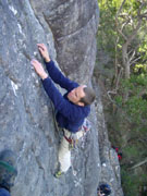 Neil Monteith on his route Crescent Crack (20)