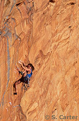 David Jones, Feather Boa (28), Taipan Wall, The Grampians, Victoria, Australia. Photos By: Simon Carter.