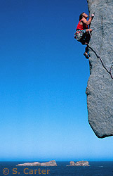 David Jones, Kodak Tart (26), White Stack, Freycinet Peninsula, Tasmania, Australia. Photo By: Simon Carter.