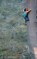 David Jones, One Bed To The Left (27), Clich Wall, The Grampians, Victoria, Australia. Photo By: Simon Carter.