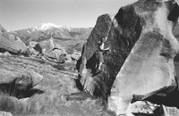 Julian Bouldering somewhere overseas. Photo by Ross.