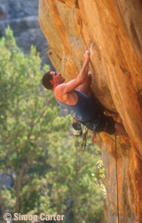 Julian Saunders, Slopin' Sleazin (28), The Pharos, Mount Arapiles, Victoria, Australia. Photos By Simon Carter.