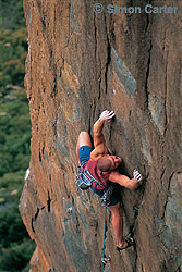 Sam Edwards, Pleasant Screams (26), Flange Buttress, Mount Wellington, Tasmania, Australia.