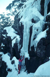 Geoff Butcher on the Enzian Icicle