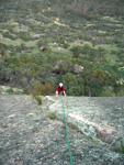 Topping out on Spurlion (13) Slab