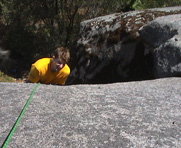 Top Rope of Ralph The Snail, Pitch Two (Crux).