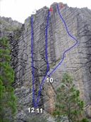 Topo of routes 10, 11 & 12.